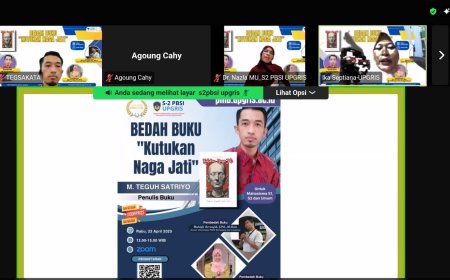 Kupas Tuntas Mitologi dan Kirtik Sosial, S2 PBSI UPGRIS Bedah Buku Kutukan Naga Jati