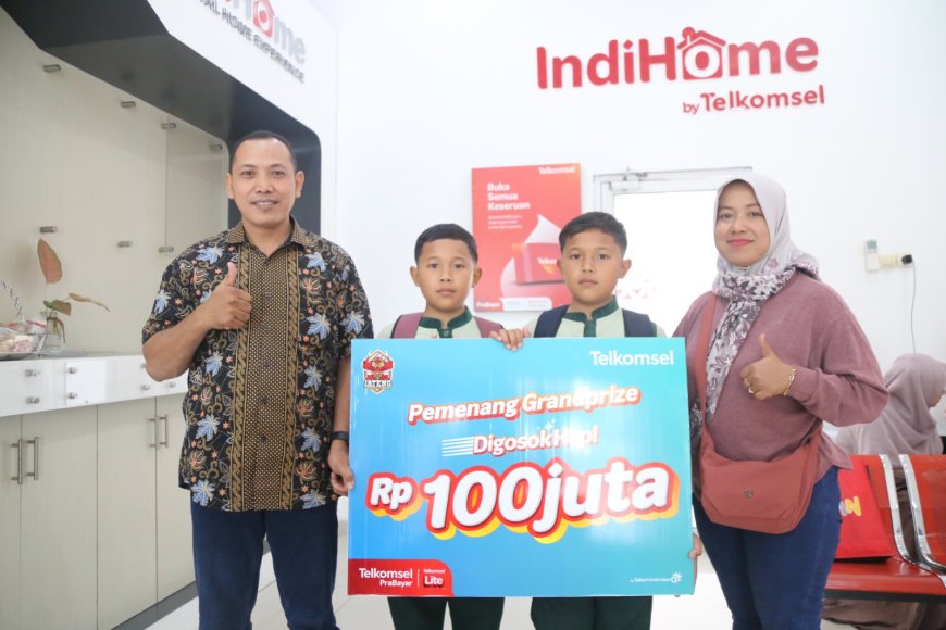 Program Digosok Hepi Telkomsel Bikin Bahagia, Agus Bawa Pulang Uang Rp100 Juta