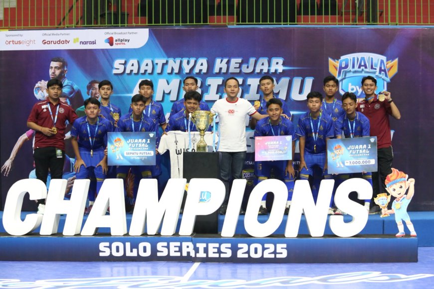 SMPN 4 dan SMA Walisongo Juara Turnamen Futsal Pelajar, Solo Kirim Wakil Terbaik ke Panggung Nasional Piala by.U