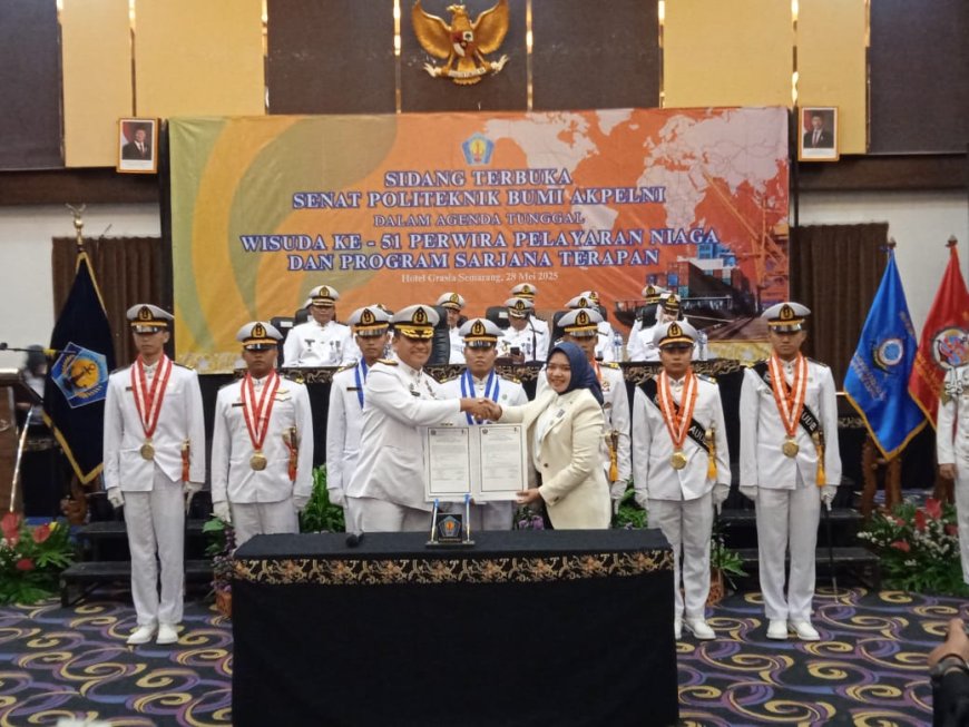 Politeknik Bumi Akpelni Wisuda 147 Lulusan, Siap Jawab Tantangan Industri Maritim Digital