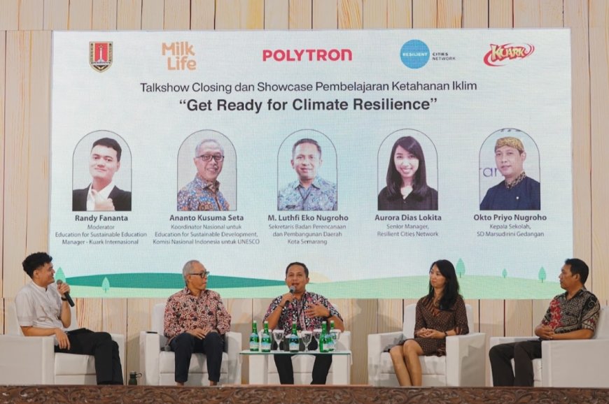 OASIS Schoolyards Sukses Diterapkan di Semarang, Perkuat Ketangguhan Sekolah Hadapi Perubahan Iklim