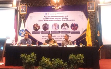 Sinergi Sekolah Pascasarjana UNNES - KPK, Tanamkan Pendidikan Antikorupsi bagi Mahasiswa S2-S3