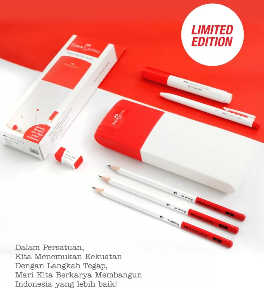 Jangan Lewatkan! Rayakan 80 Tahun Kemerdekaan, Faber-Castell Luncurkan Paket Merah-Putih Penuh Semangat Persatuan