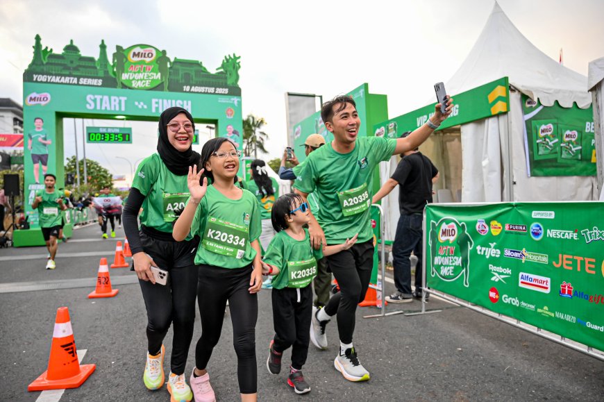 Yogyakarta Tutup Road to MILO ACTIV Indonesia Race 2025, 4.200 Pelari Meriahkan Ajang Lari Nasional