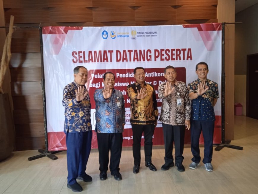 Sinergi Sekolah Pascasarjana UNNES - KPK, Tanamkan Pendidikan Antikorupsi bagi Mahasiswa S2-S3