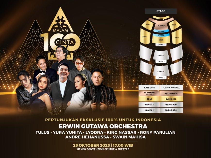 SMARTFREN Menghadirkan Kembali Pertunjukan “SMARTFREN Malam 100 Cinta” Pagelaran Musik, Seni dan Budaya Indonesia