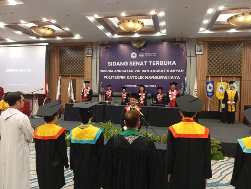 Dari Kampus ke Dunia Kerja:  Wisuda ke-8 Polteka Mangunwijaya, 117 Lulusan Siap Bersaing Global