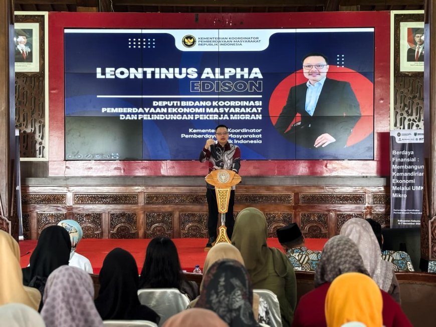 Ubah Pola Pikir dari Bantuan ke Kemandirian, Kemenko PM Dorong UMKM “Berdaya Finansial” di Kebumen
