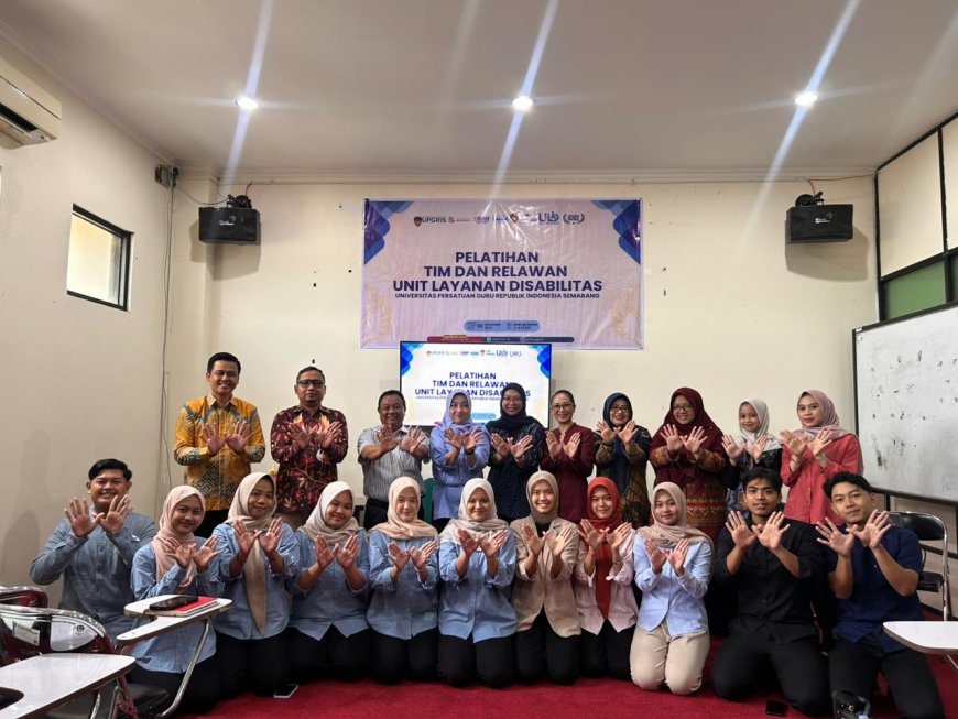 Unit Layanan Disabilitas UPGRIS Gelar Pelatihan Tim dan Relawan ULD