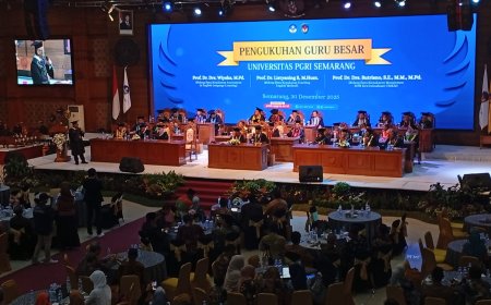 Tonggak Baru Akademik UPGRIS: Tiga Profesor Dikukuhkan, Perkuat Daya Saing Nasional dan Global
