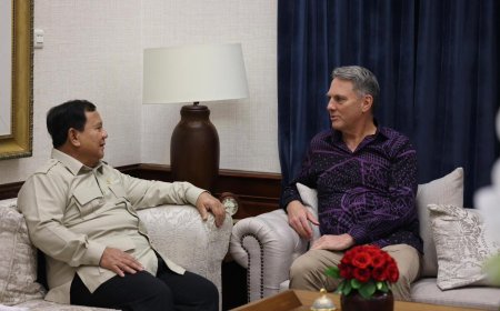 Presiden Prabowo Terima Wakil PM Australia Richard Marles, Seskab Teddy: Pertemuan Hangat Dua Sahabat Lama