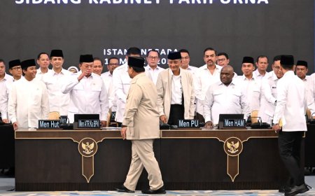 Presiden Prabowo Ajak Kabinet Tunjukkan Teladan Kesederhanaan dan Jaga Perputaran Ekonomi Jelang Idulfitri