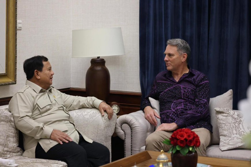 Presiden Prabowo Terima Wakil PM Australia Richard Marles, Seskab Teddy: Pertemuan Hangat Dua Sahabat Lama