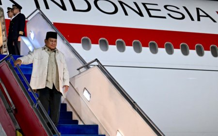 Presiden Prabowo Tiba di Tanah Air Usai Rampungkan Kunjungan ke Jepang dan Republik Korea
