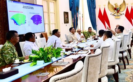 Presiden Prabowo Pimpin Ratas Percepat Pematangan Giant Sea Wall Pantura