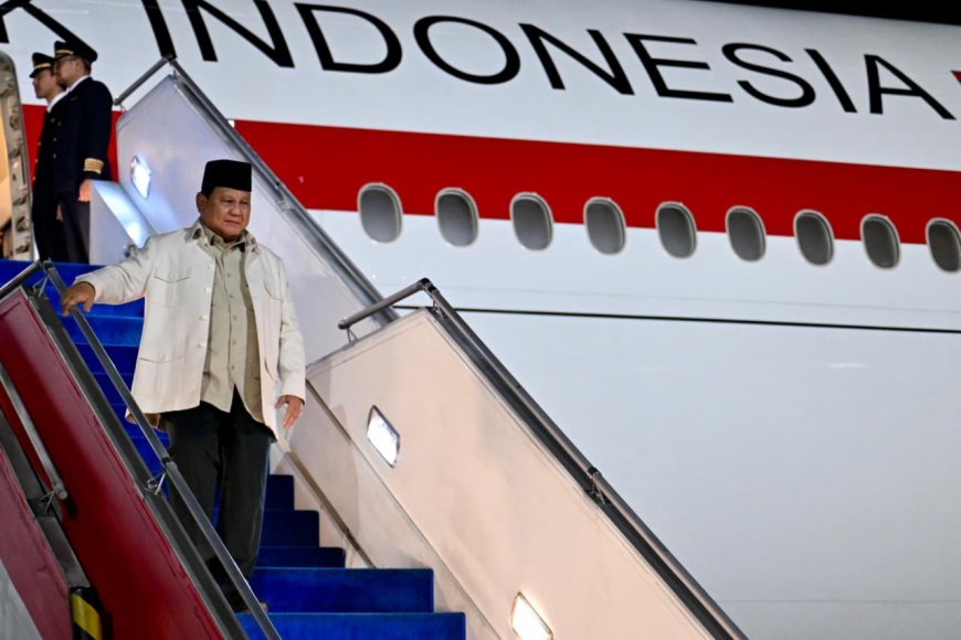 Presiden Prabowo Tiba di Tanah Air Usai Rampungkan Kunjungan ke Jepang dan Republik Korea