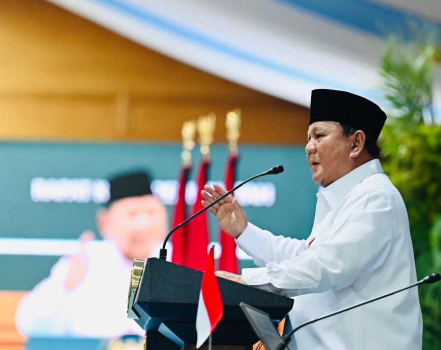 Taklimat Rapat Kerja Pemerintah: Presiden Prabowo Tegaskan Negara Harus Berdiri di Atas Hukum dan Konsensus Bangsa