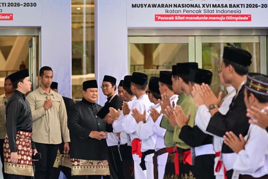 Tidak Sekadar Olahraga Bela Diri, Presiden Prabowo Tegaskan Pencak Silat sebagai Pilar Kekuatan Bangsa dan Jati Diri Nasional