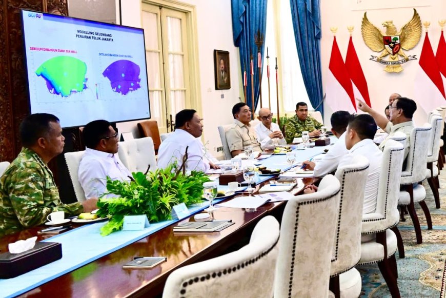 Presiden Prabowo Pimpin Ratas Percepat Pematangan Giant Sea Wall Pantura