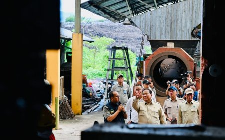 Presiden Prabowo Tinjau TPST BLE Banyumas, Dorong Pengelolaan Sampah Terpadu dan Ekonomi Sirkular Nasional