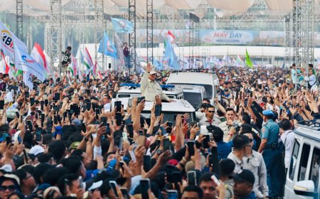 Suara Buruh Bergema di Monas: Apresiasi Atas Kehadiran Presiden Prabowo