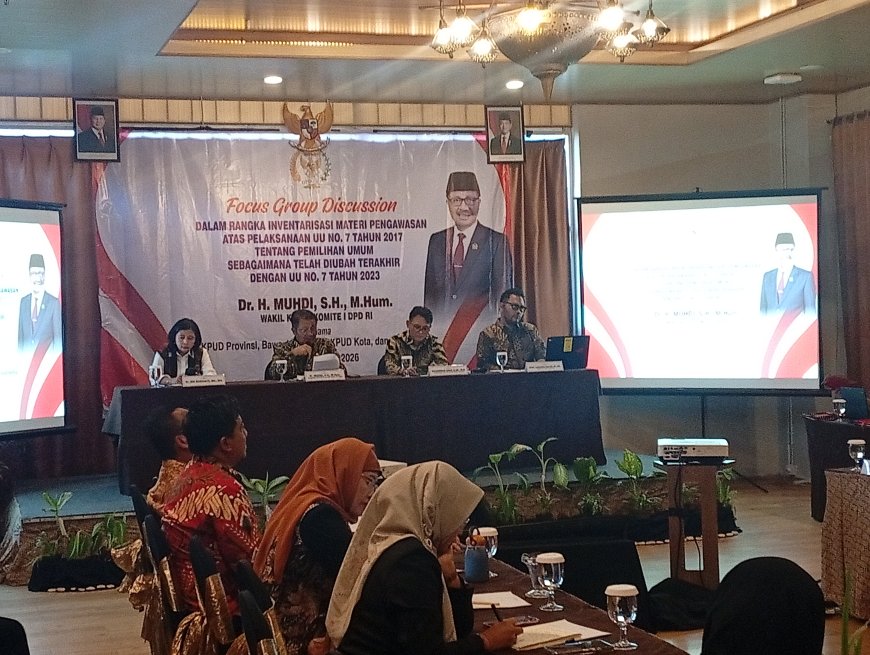 Desain Baru Pemilu 2029, DPD RI Inventarisasi Pengawasan UU Pemilu, Senator Muhdi : Kita Dorong Modernisasi Sistem