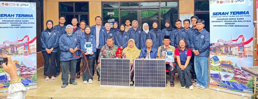 Edukasi Panel Surya Portabel, Tim Pengabdian UPGRIS Dorong Kemandirian Energi Desa Wisata Jatirejo