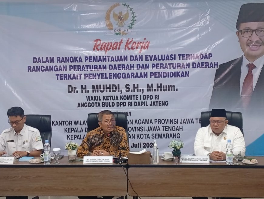 Wakil Ketua Komisi I DPD RI Muhdi Soroti Tantangan Sekolah Inklusi dan Sekolah Rakyat, Tekankan Pentingnya Kolaborasi Lintas Lembaga