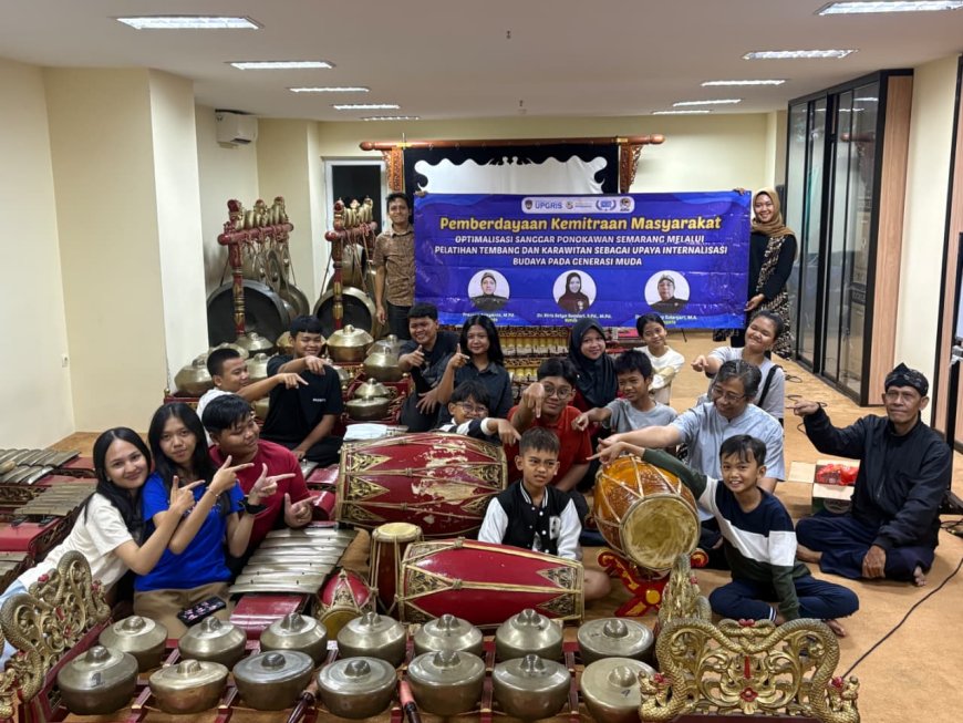 UPGRIS dan Sanggar Ponokawan Perkuat Pelestarian Budaya Lewat Pelatihan Tembang dan Karawitan bagi Generasi Muda