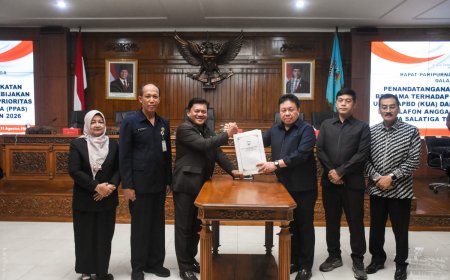 KUA-PPAS Perubahan 2026 Disepakati, Salatiga Pastikan Anggaran Beri Manfaat Terukur