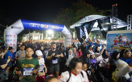 Fun Run Night Warnai City Gas Tour 2026 PGN, Ratusan Warga dan Komunitas Turut Meramaikan