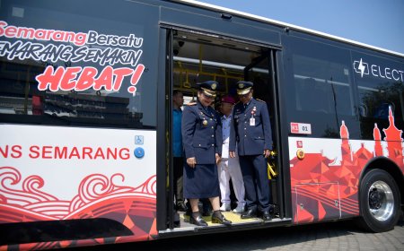 Laksana Dukung Elektrifikasi Trans Semarang, 27 Bus Listrik Mulai Mengaspal