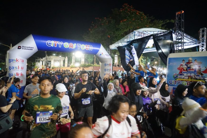 Fun Run Night Warnai City Gas Tour 2026 PGN, Ratusan Warga dan Komunitas Turut Meramaikan