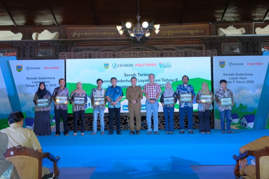 PT Djarum dan Polytron Realisasikan 164 Rumah Sederhana Layak Huni Senilai Rp11,4 Miliar di HUT ke-477 Kudus
