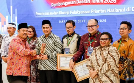 Jawa Tengah Terbaik 3 Penghargaan Pembangunan Daerah